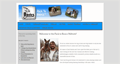 Desktop Screenshot of packtobasics.net